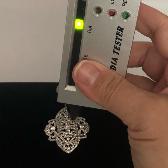 3ct Filigree Earrings - Picture 3 of 15